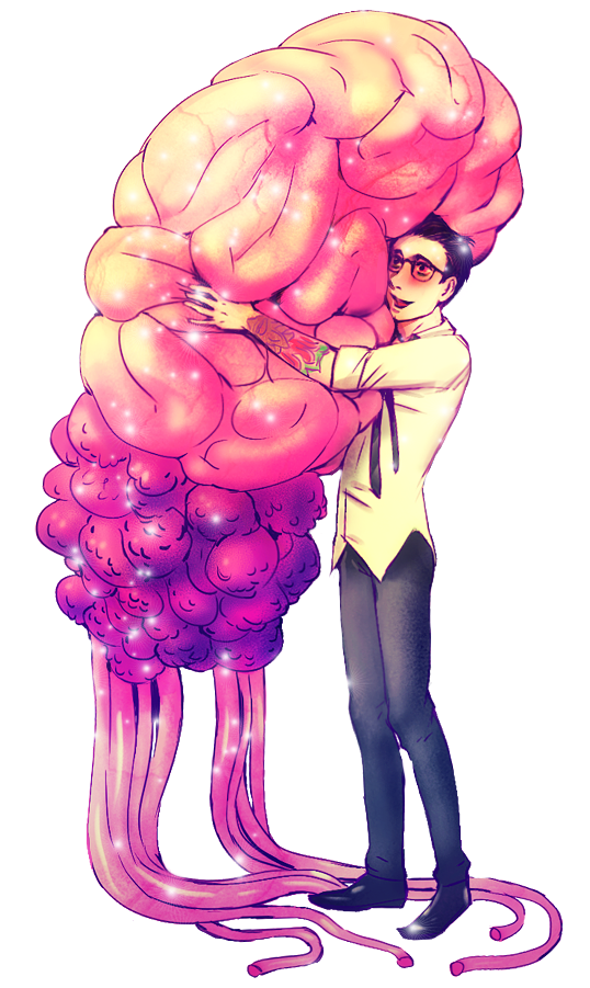 Newt X Kaiju Brain By Queenvera - Obsidian Fury Kaiju Brain (555x900)