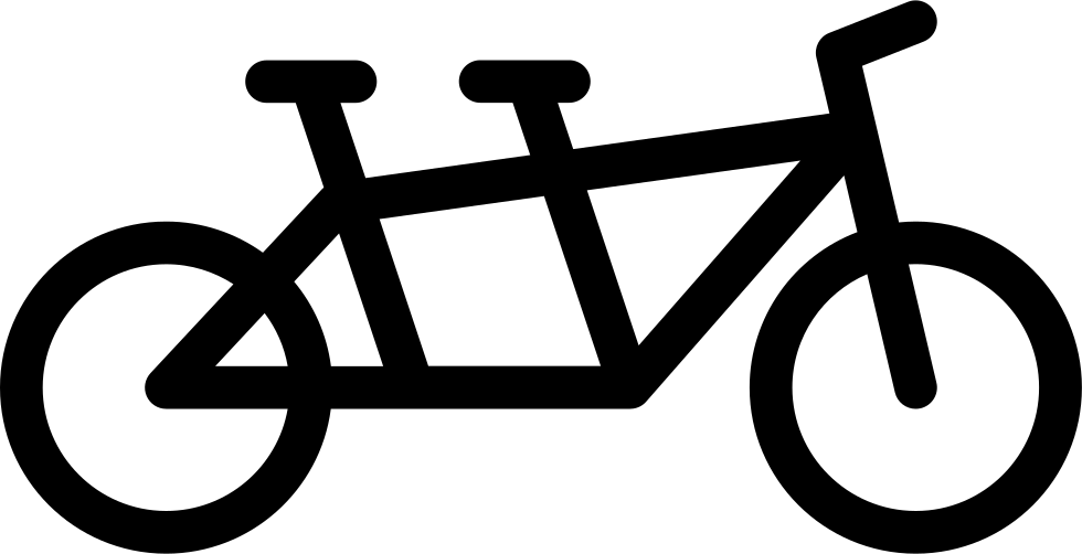 Tandem Bicycle Comments - Tandem Bike Icon (980x502)
