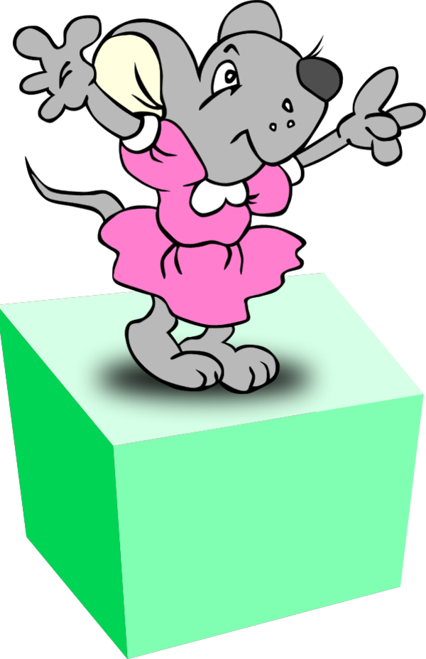 On Clip Art - Preposition On The Right (600x927)