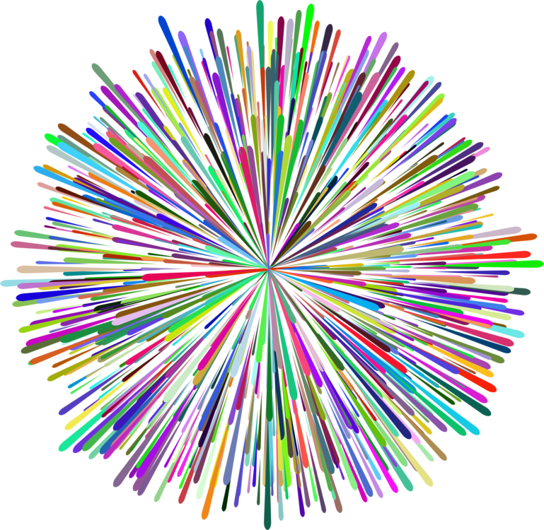 Fireworks Computer Icons Black And White - Firework Cartoon No Background (769x750)