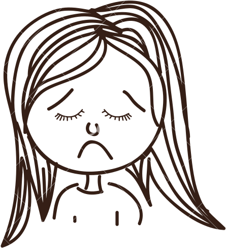 Sad Woman At Getdrawings Com Free For - Vector Graphics (550x550)