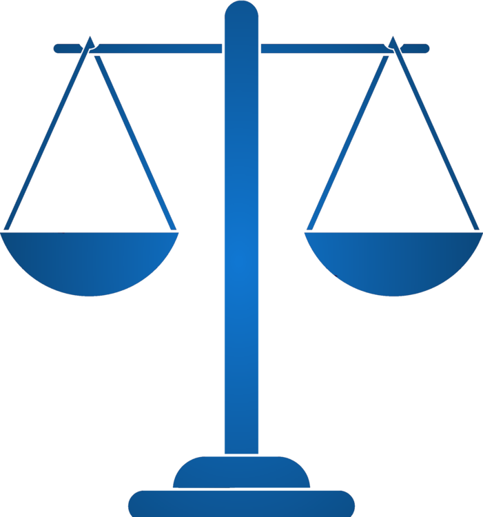 Computer Icons Measuring Scales Lady Justice Download - Scale Icon Png Blue (701x750)