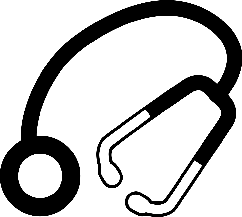 Stethoscope Vector Symbol Svg Png Icon Free Download - Medical Equipment Icon Png (980x878)
