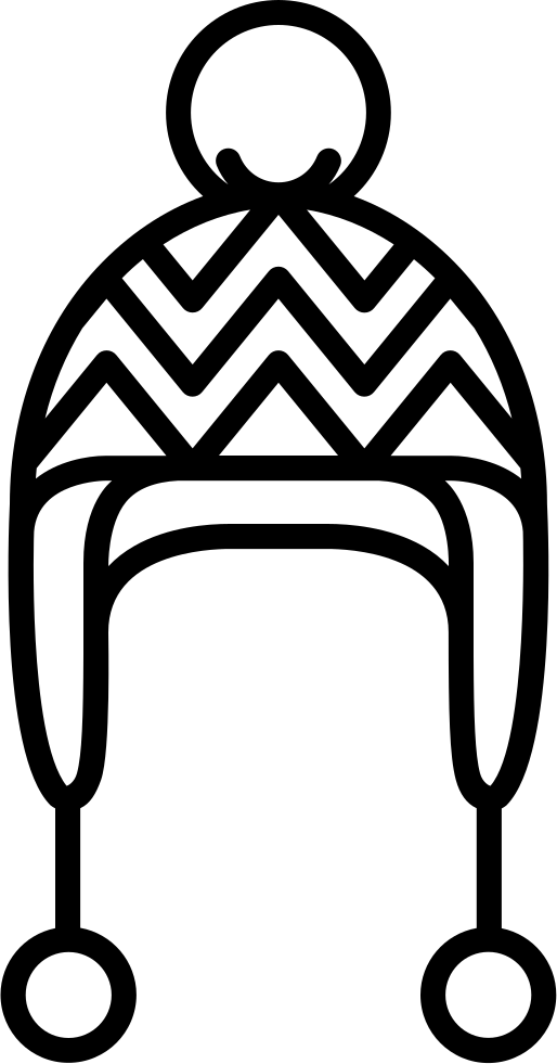 Knit Hat With Pom Pom Comments - Knit Hat Icon Png (514x981)