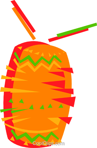 African Drum Royalty Free Vector Clip Art Illustration - Illustration (316x480)