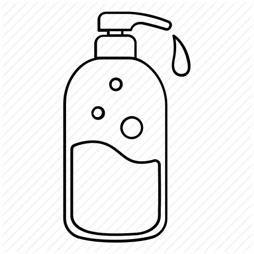 Head Clipart Shampoo Head & Shoulders Lotion - Shampoo Drawing (512x512)