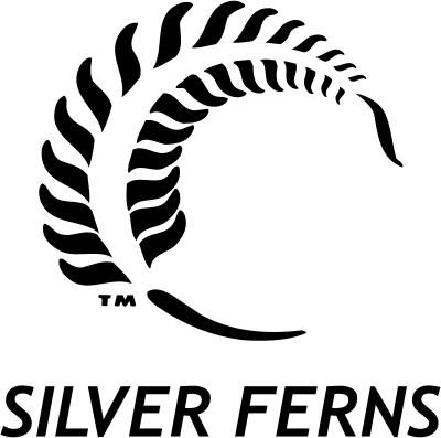 Logo Inverse - New Zealand National Netball Team (400x397)