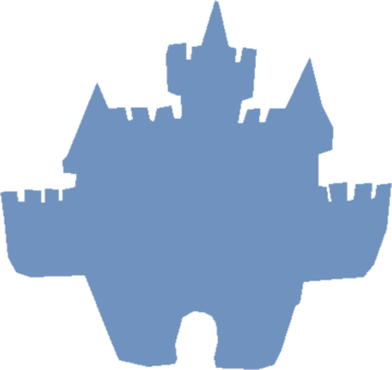Japanese Castle Drawing Cartoon Silhouette - Drawing (360x340)