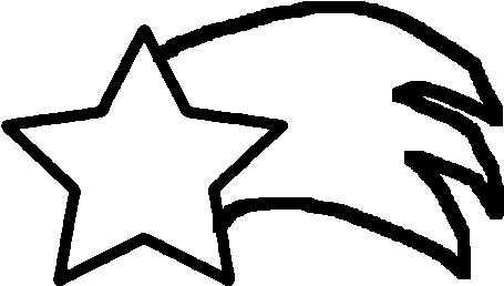 Falling Stars Clipart Star Bethlehem - Simbolo Da Aldeia Da Estrela (600x470)
