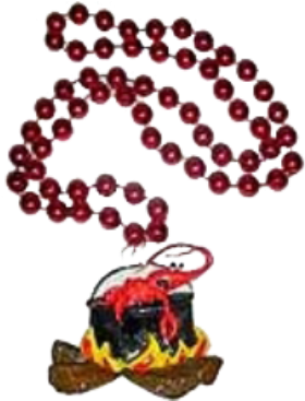 Mardi Gras Red Beads Png (367x367)