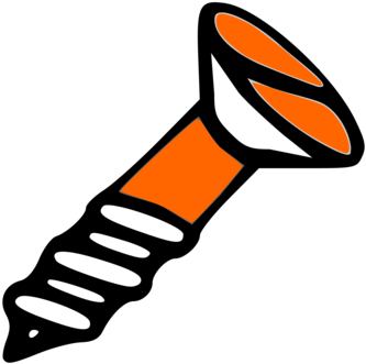 Tornillo Screw Bolt Drawing Information - Tornillo Clipart (372x340)