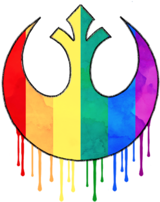 The Pride Of The Rebel Alliance) - Star Wars Pride Flag (500x666)