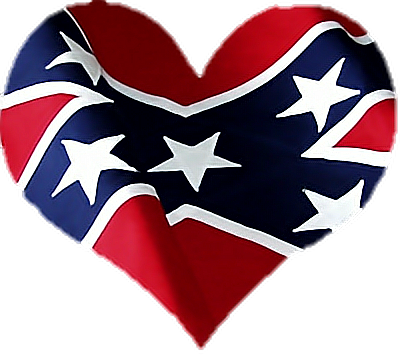 Heart Love Confederate Flag Rebel - Chevy Symbol With Rebel Flag (400x356)