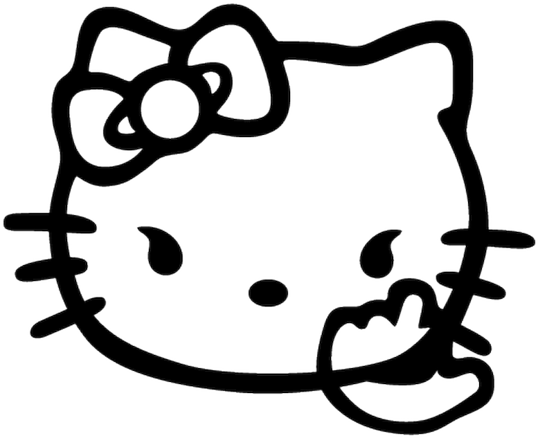 Hello Kitty Cartoon Coloring Pages (800x800)