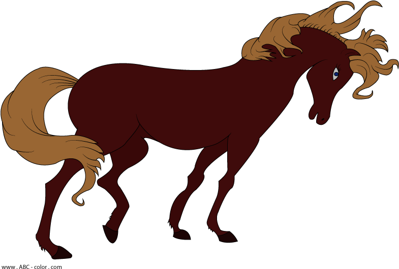 Кінь Малюнок Для Дітей (822x567)