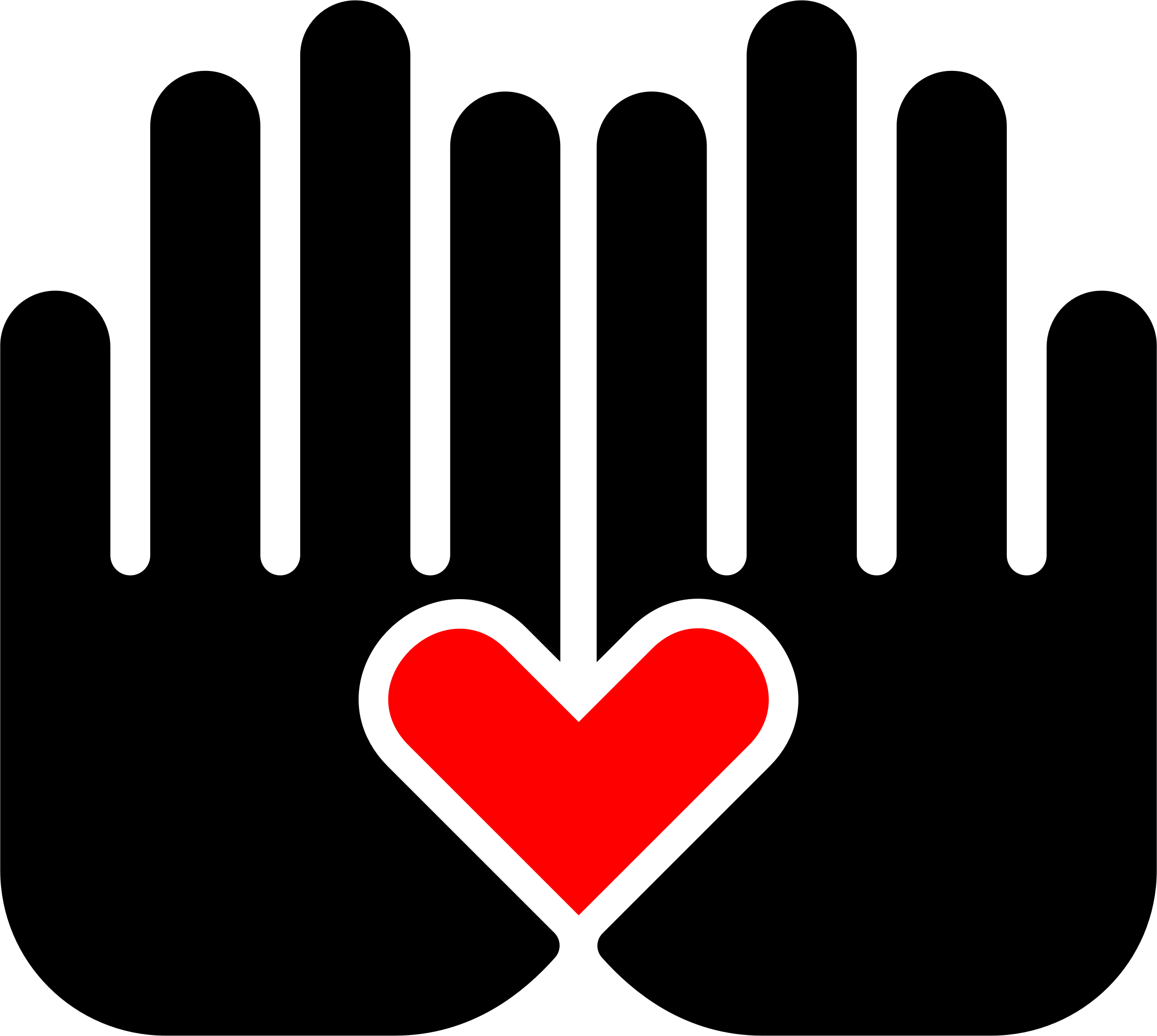 Finger Computer Icons Hand Heart - Icon (2266x2030)