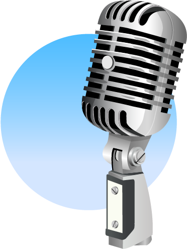Singer Vector Mic Png - Microphone (674x749)