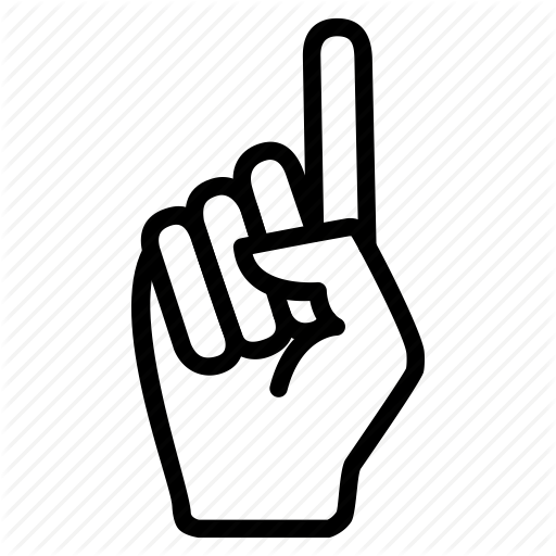 Crossed Fingers Png Clipart Crossed Fingers Computer - Index Finger Finger Png (512x512)