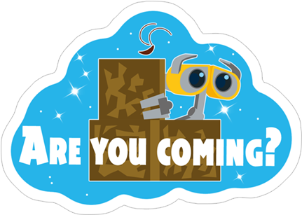 Viber Sticker «wall-e» - Graphic Design (490x317)