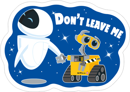 Viber Sticker «wall-e» - Wall (490x317)