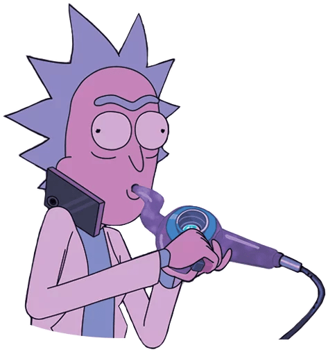 “rick And Morty” Stickers Set For Telegram - Rick And Morty (512x512)