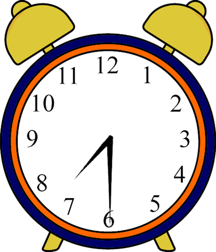 New School Hours For 2018-2019 - Clock Clipart (440x513)