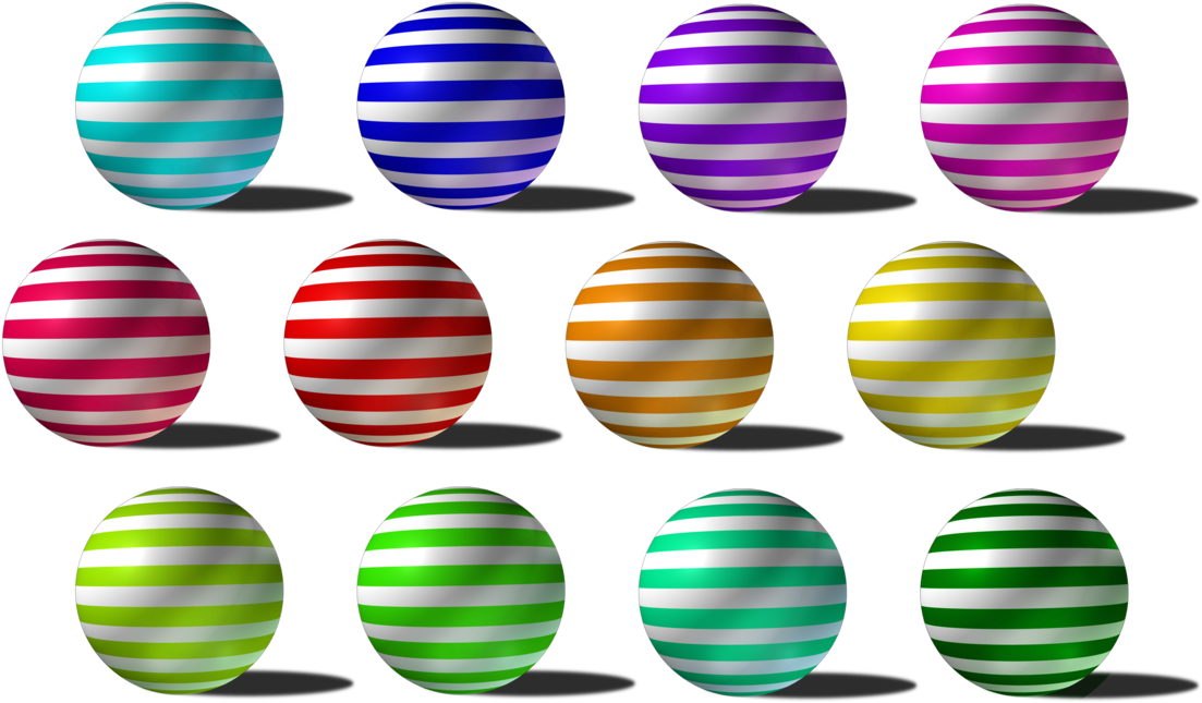 Spheres With Stripes Png - Circle (1192x670)