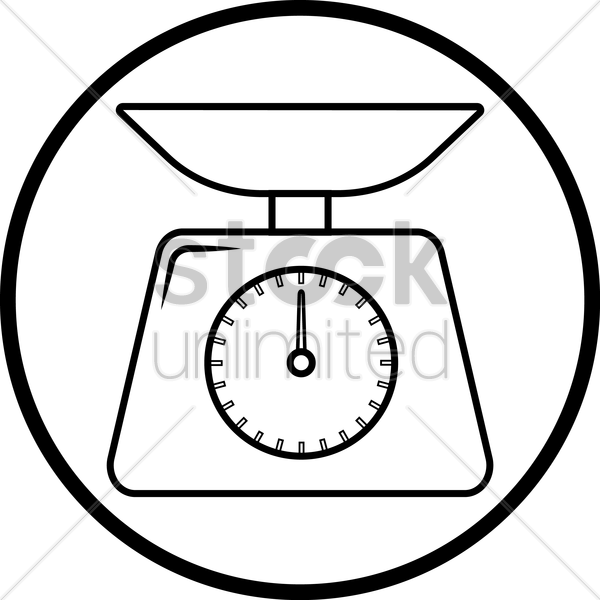 Weighing Scale Scale Drawing (600x600)