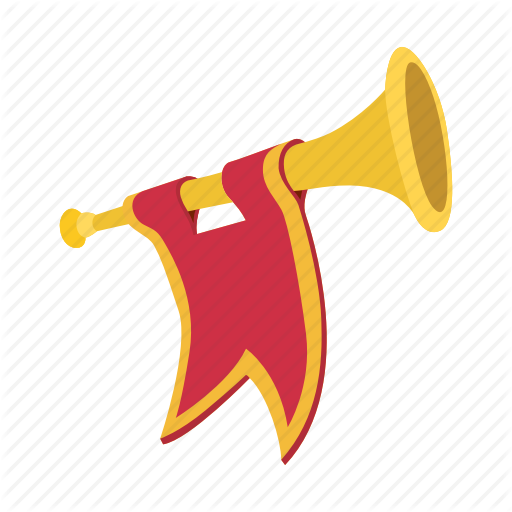 Free Download Trumpet Icon Clipart Trumpet Clip Art - Fanfare Icon (512x512)