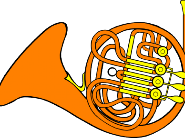 Brass Clipart - Clipart French Horn (640x480)