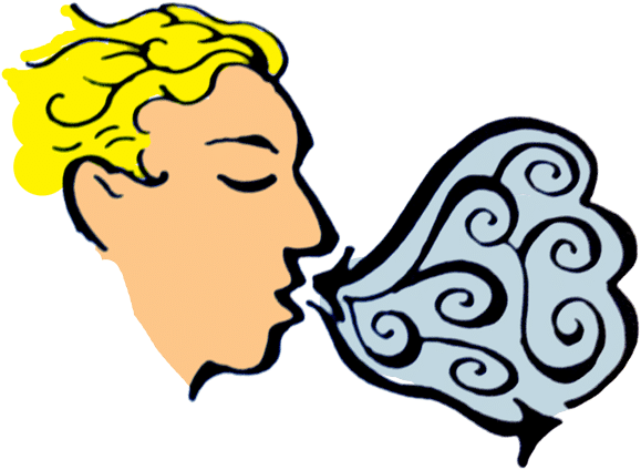 Svg Freeuse Stock Diaphragmatic Exhalation Relaxation - Exhalacion Png (600x535)