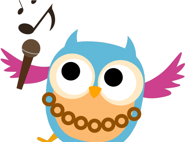 Singing Clipart Voice - Owl Singing Clip Art (640x480)