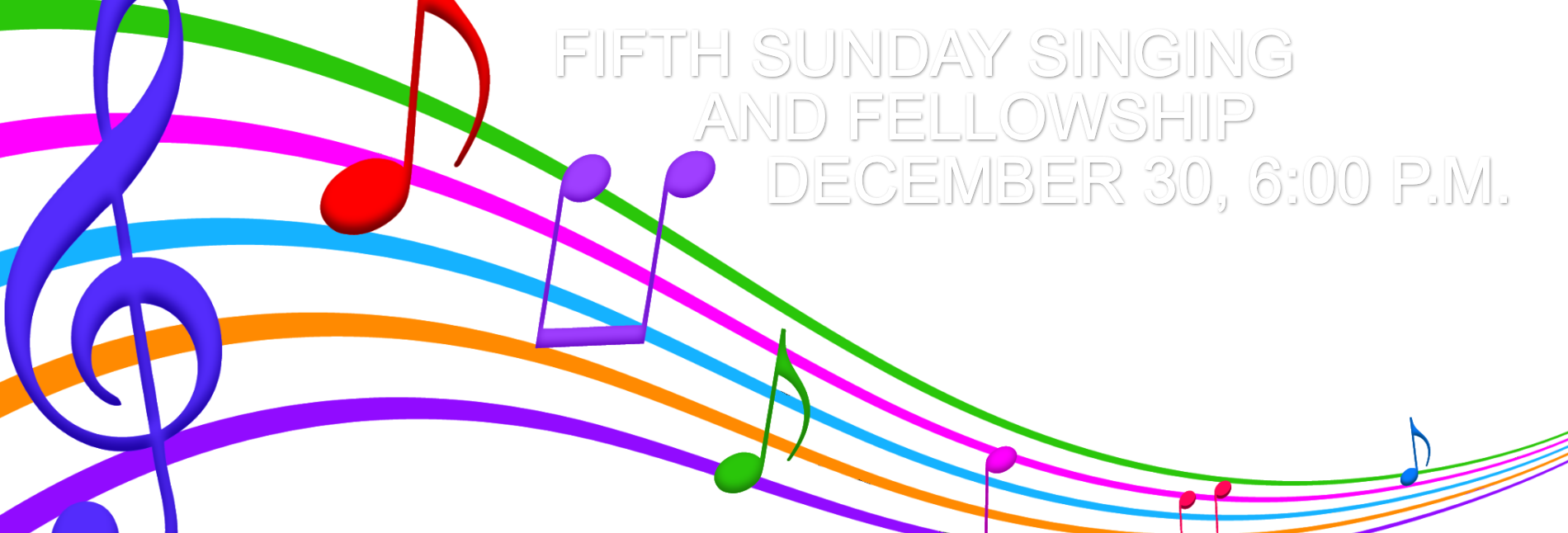Calvary Baptist Church Anna, Texas - Musical Notes In Color (1900x646)