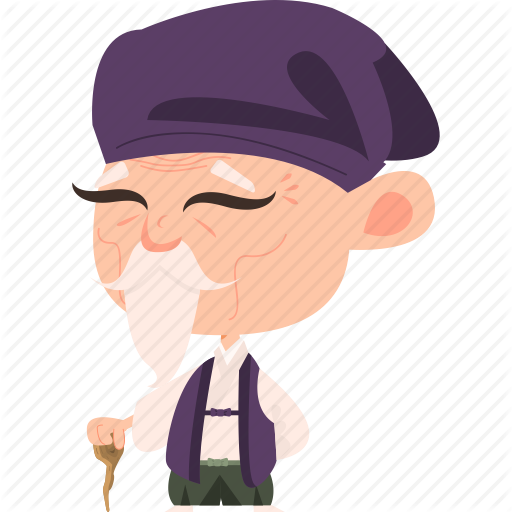 Download Old Japanese Man Png Clipart Japan Clip Art - Old Japanese Man Cartoon (512x512)