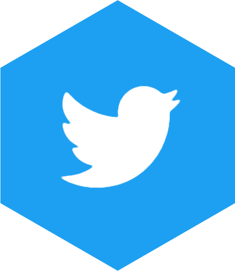 A Long A$$ Time Ago I Created A Simple React Component - Social Media Icons Hexagon (336x388)