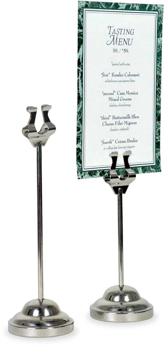 Freeuse Download Harp Shaped Metal Stands - Menu Stand And Table Number (1000x1200)