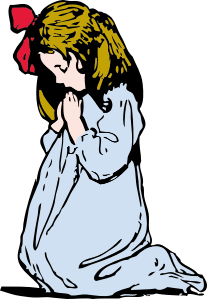 Christian Prayer Clip Art (414x597)