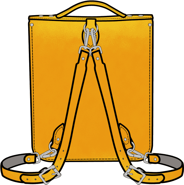 15 Portrait Backpack In English Mustard Leather • The - 15 Portrait Backpack In English Mustard Leather • The (1000x1000)