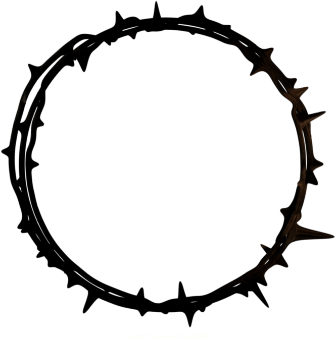 Thorns Transparent Png - Circle (1920x1080)