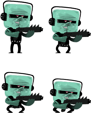 Crouch - - Cartoon (320x400)