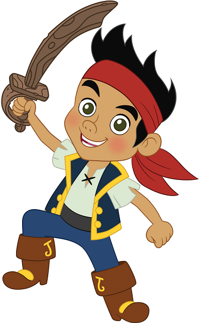 Jake Pirate Theme, Pirate Birthday, 3rd Birthday, Birthday - Jack Y Los Piratas De Nunca Jamas (400x641)