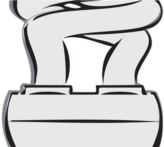 Light Bulb Clipart Energy Efficient - Compact Fluorescent Light Cartoon (640x480)