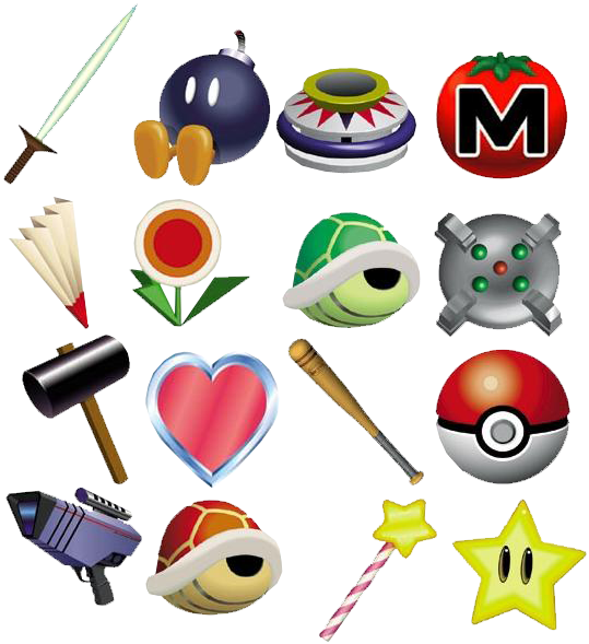 Weapons Falling From The Sky - Bob Omb (539x589)