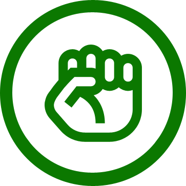 Grit - Arrow Down Green Png (363x363)