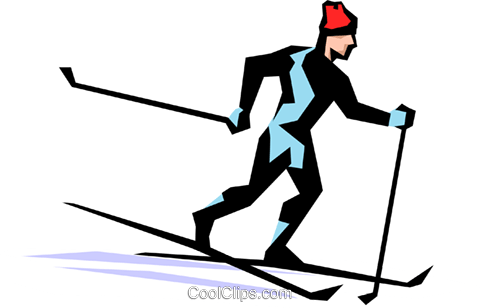 Skier Royalty Free Vector Clip Art Illustration - Clip Art (480x308)