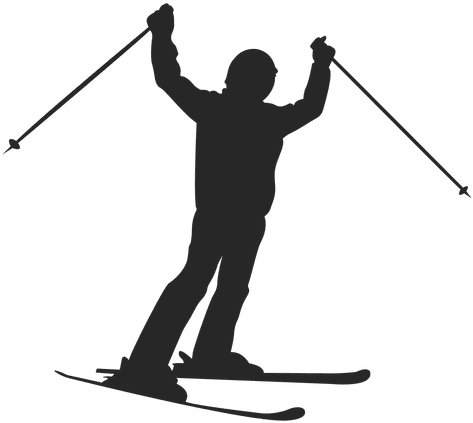 Clip Freeuse Library Silhouette At Getdrawings Com - スキー イラスト 無料 (512x512)
