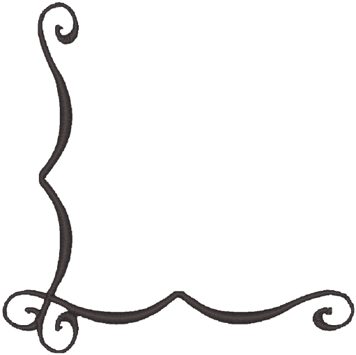 Swirl Borders Clip Art Free Download - Simple Corner Border Designs Png (640x614)