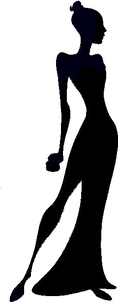 Image Library Download Silhouette At Getdrawings Com - Silhouette Of A Lady (332x728)
