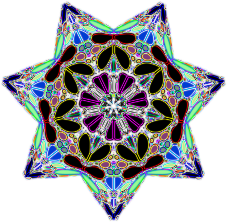 Visual Arts Kaleidoscope Window Symmetry Picture Frames - Fractal Art (769x750)