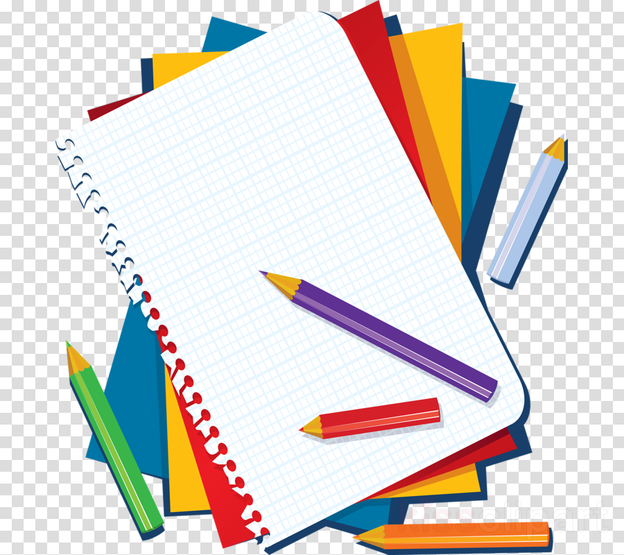 Download Rentrée Scolaire Png Clipart Notebook Clip - Notebook Paper And Pencil Clipart (900x800)